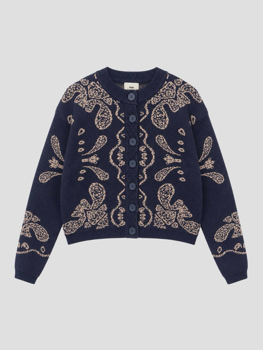 Hudson Paisley Cardigan