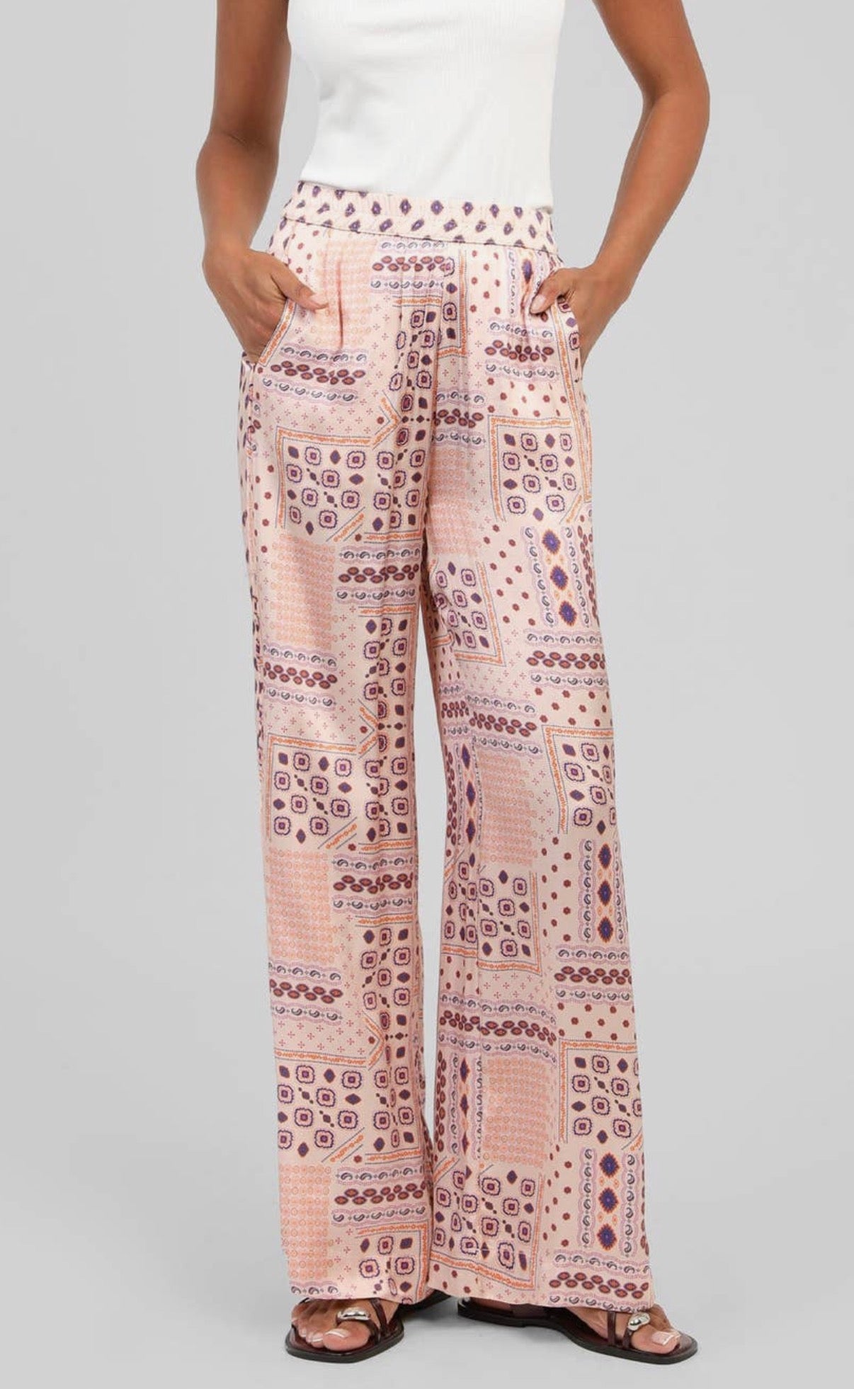Lina Satin Trouser