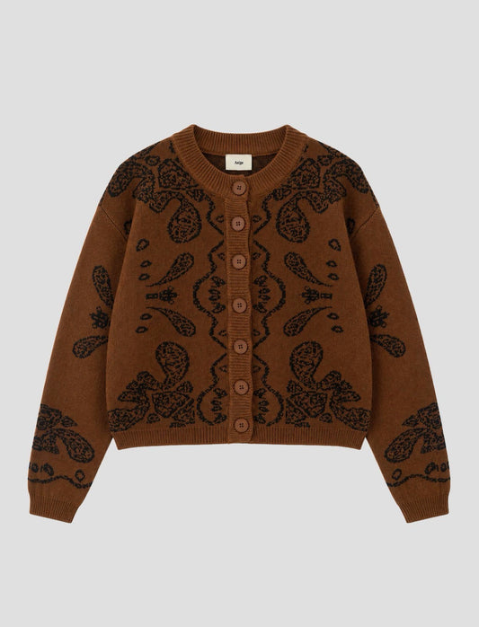 Hudson Paisley Cardigan