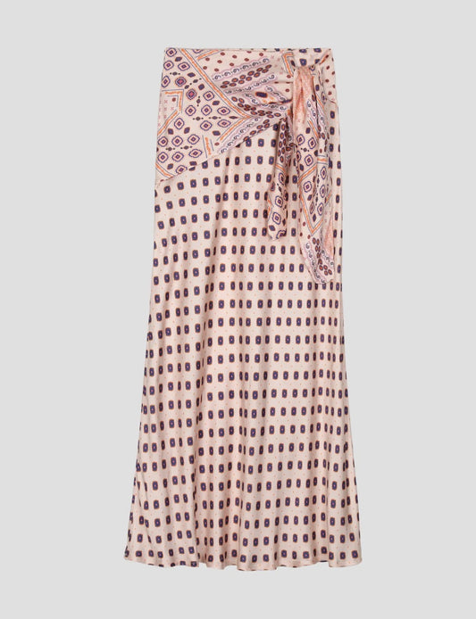 Lina Satin Skirt