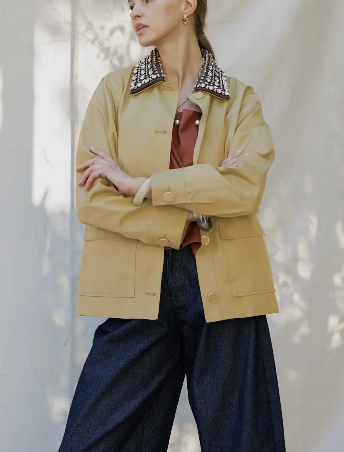 Ophelia Embellished Collar Jacket