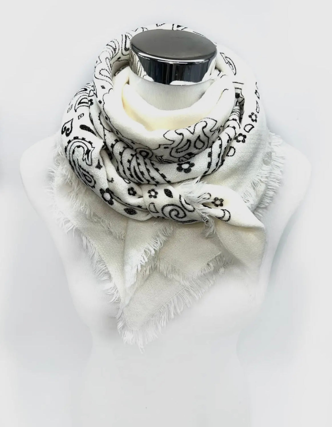 Wren Soft Bandana Print Scarf