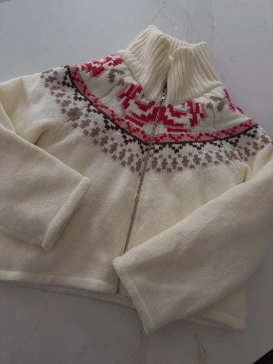 Vail Fair Isle Knit Jacket