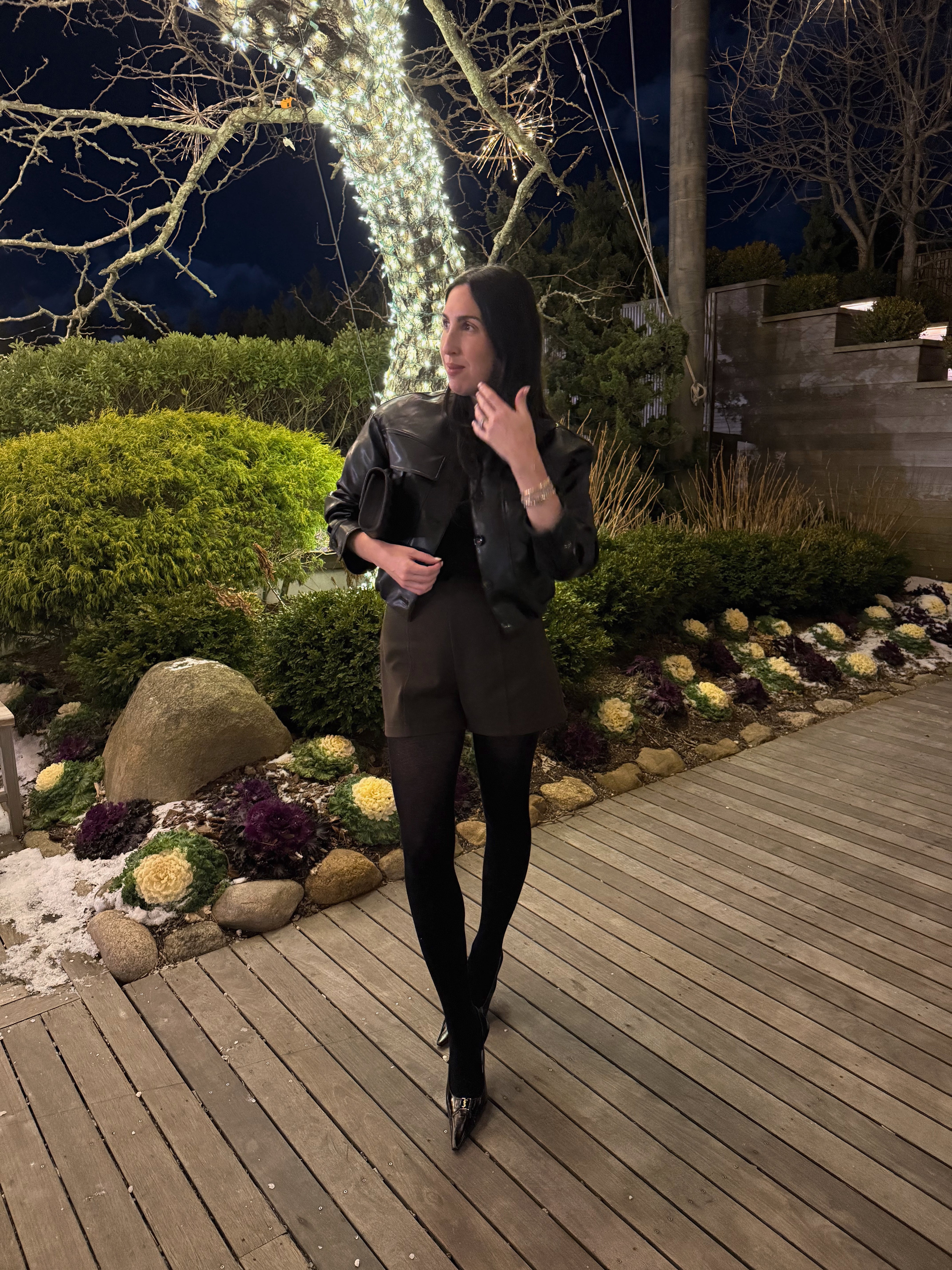 【koedo10910 】フェイクレザー ボキシー ジャケット Poppy Vegan Leather Jacket – minnieyorker