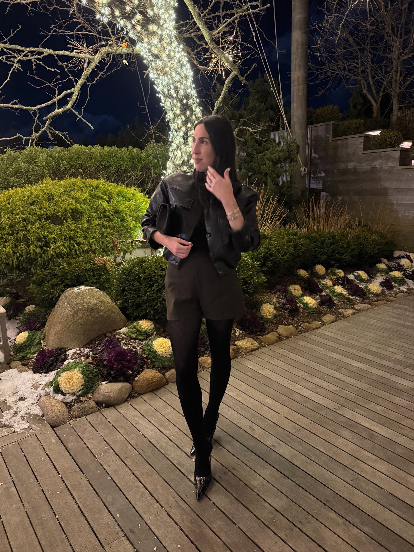 Poppy Vegan Leather Jacket