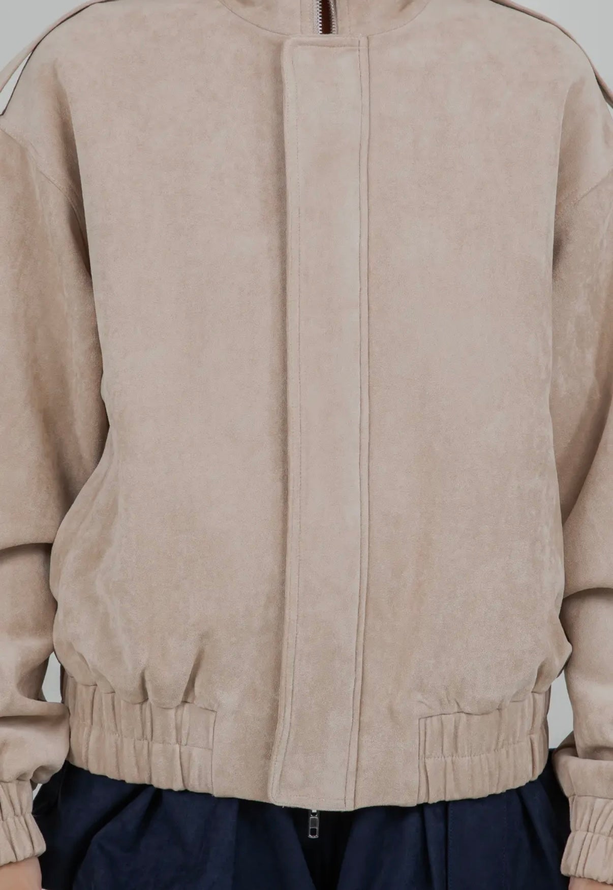 Marin Suede Bomber Jacket