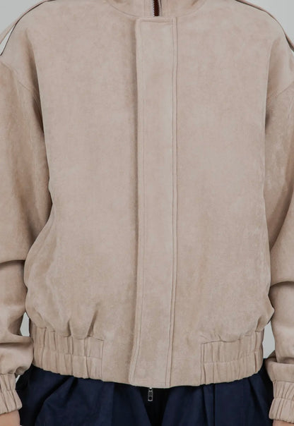 Marin Suede Bomber Jacket