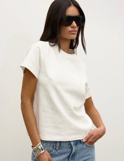 Grace White Tee