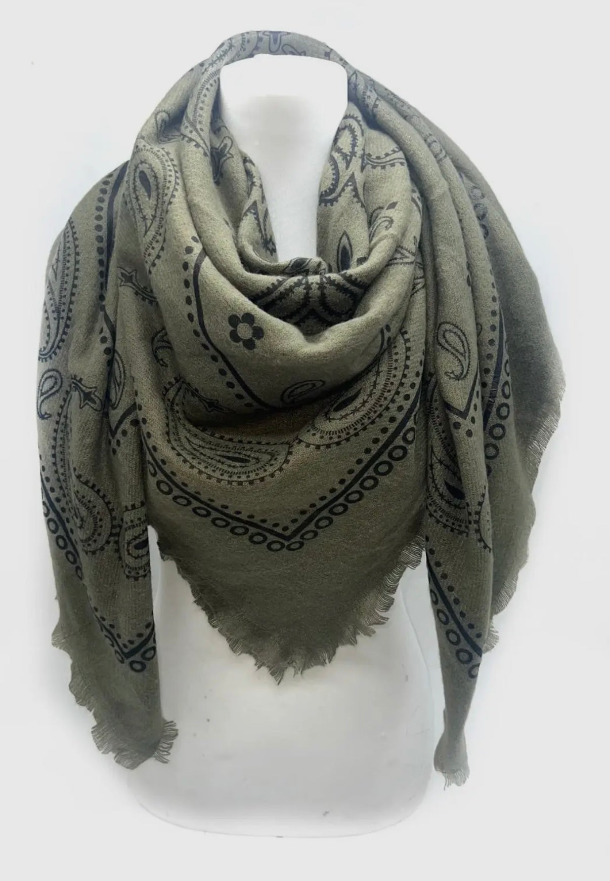 Wren Soft Bandana Print Scarf