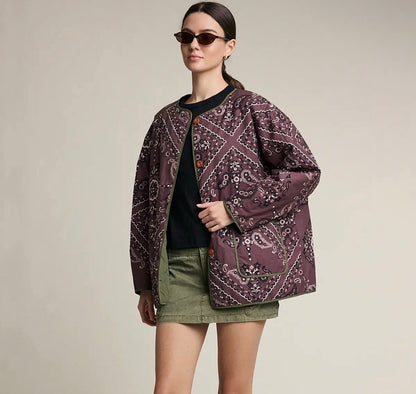 Mindy Reversible Quilted Coat