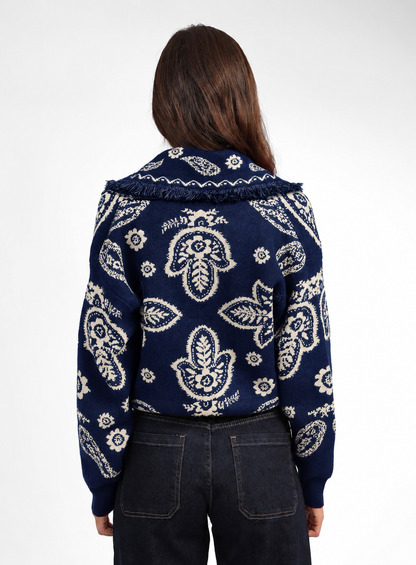The Dakota Paisley Cardigan