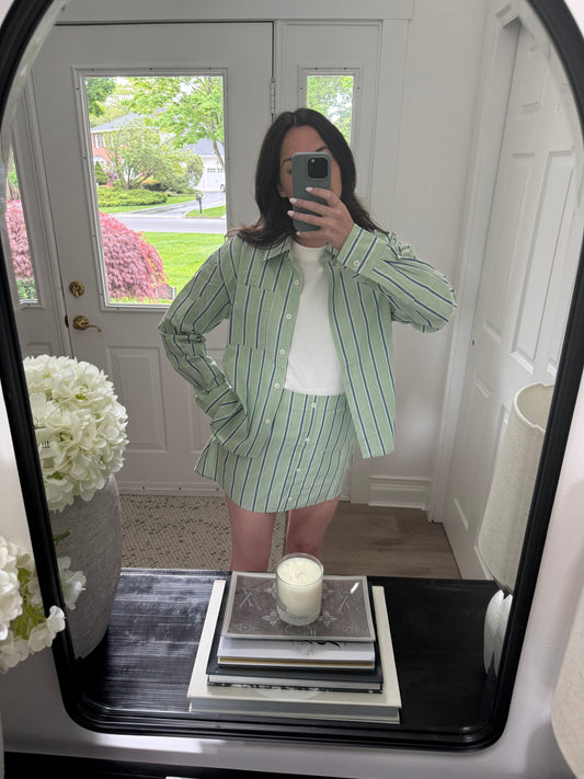 Bailey Button Down Skort Set