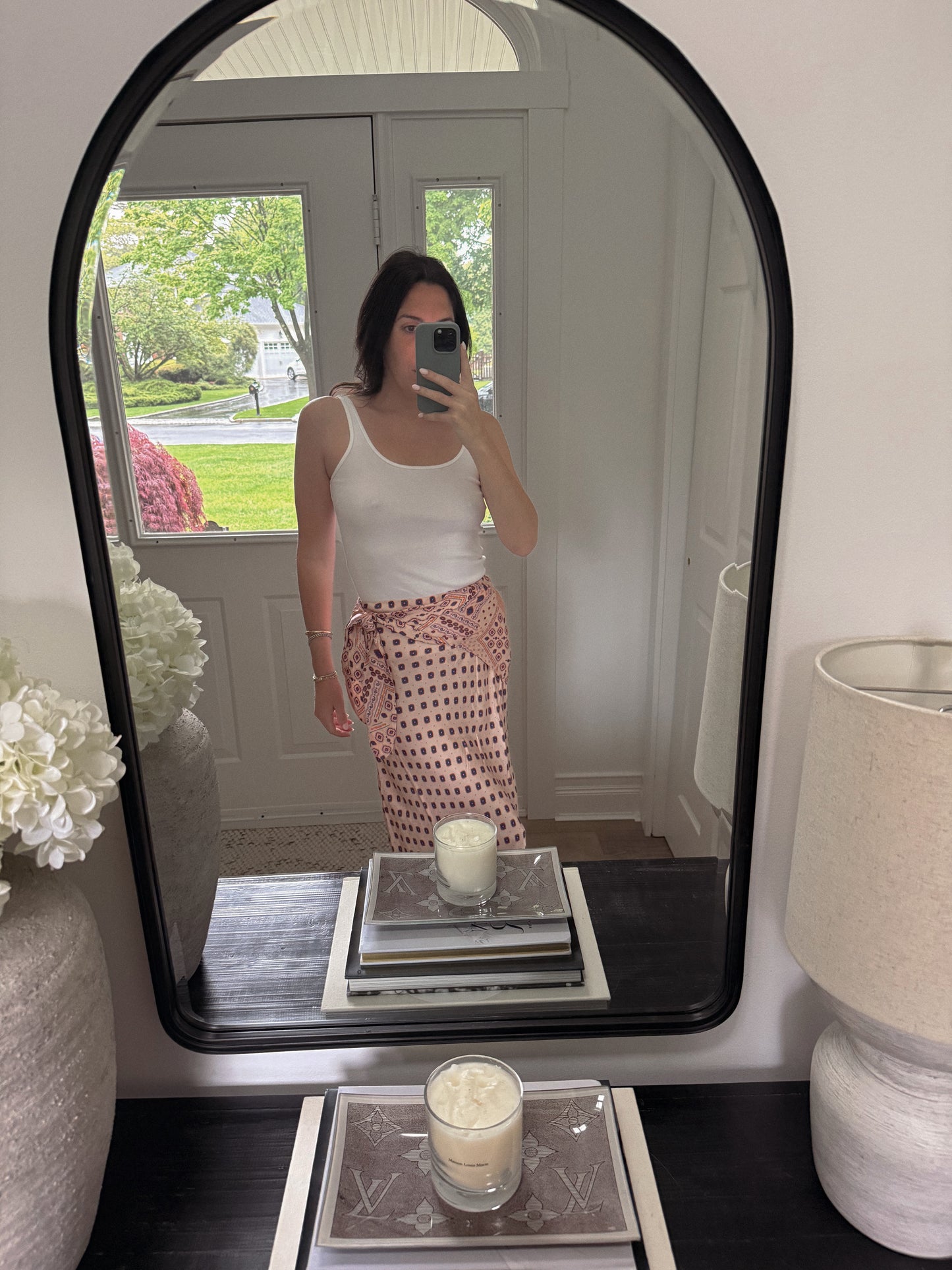 Lina Satin Skirt
